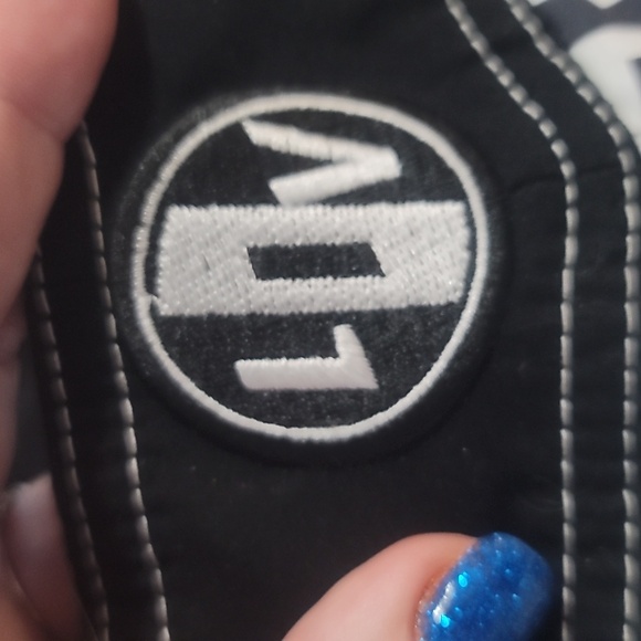 F54 Factor 54 black white geometric print board shorts swim trunks water sports - Picture 3 of 5